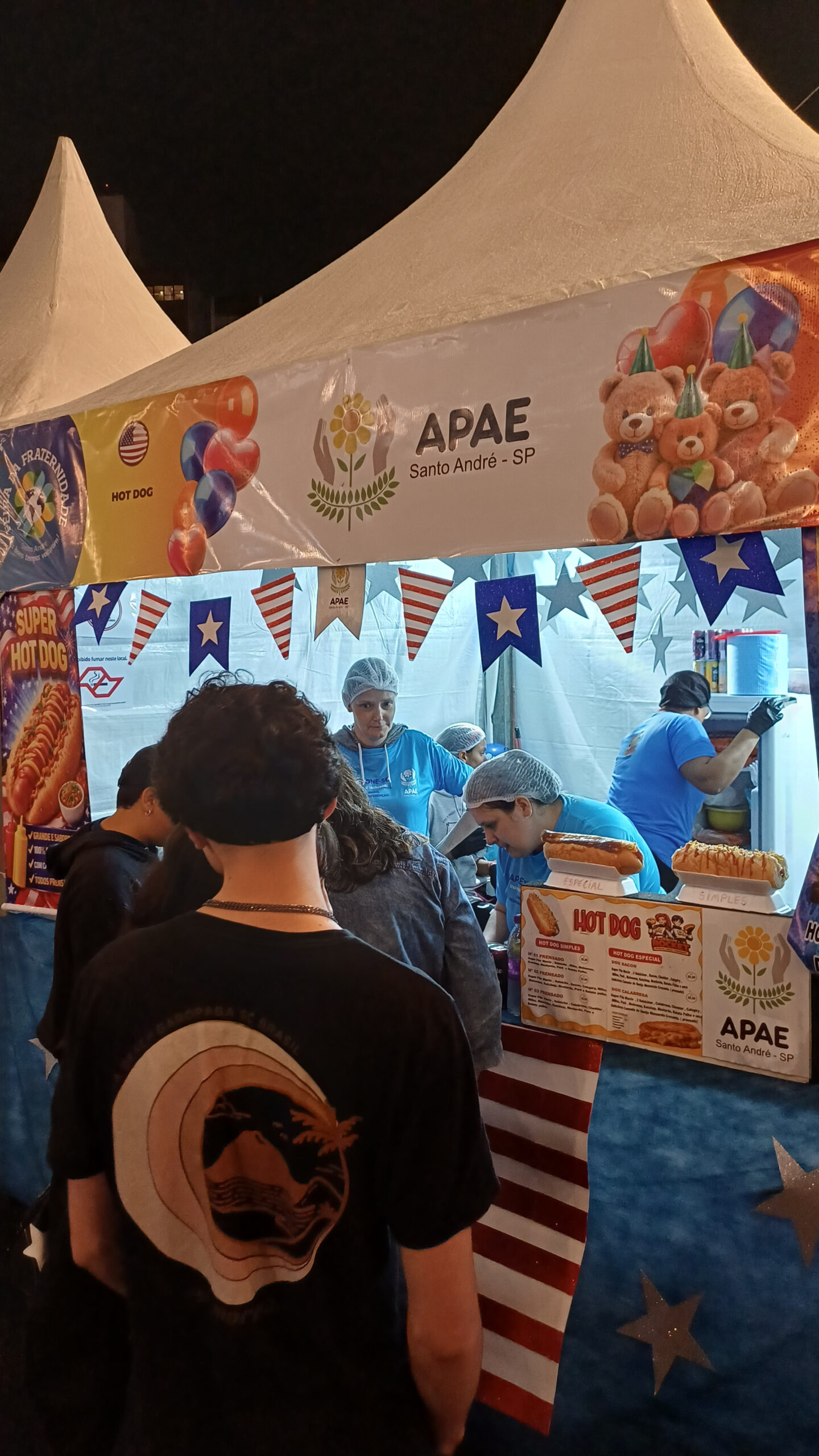 Equipe APAE na Feira